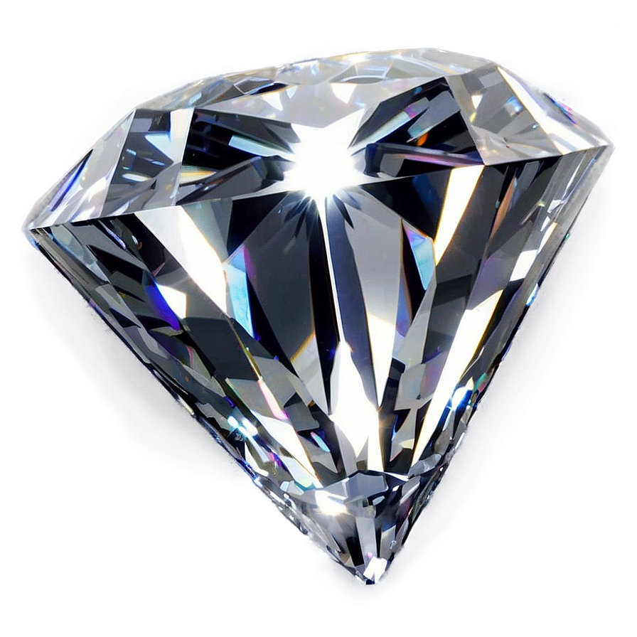 Diamond With Light Reflection Png Qcf18