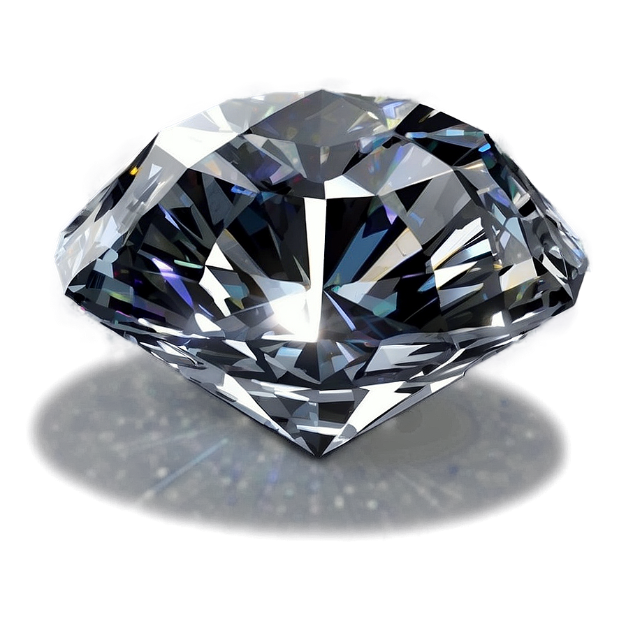 Diamond With Shadow Png 05032024