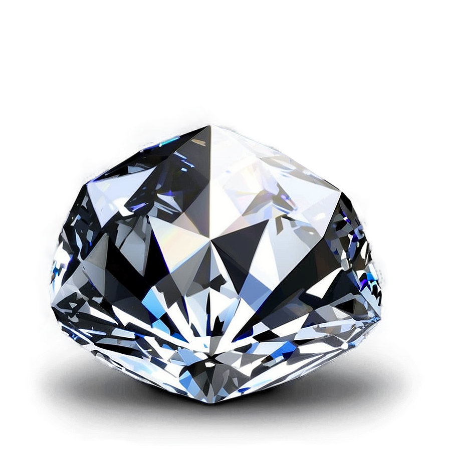 Diamond With Shadow Png 05032024