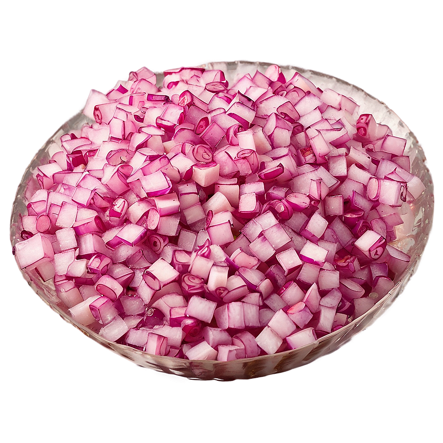 Diced Red Onion Png Fqh