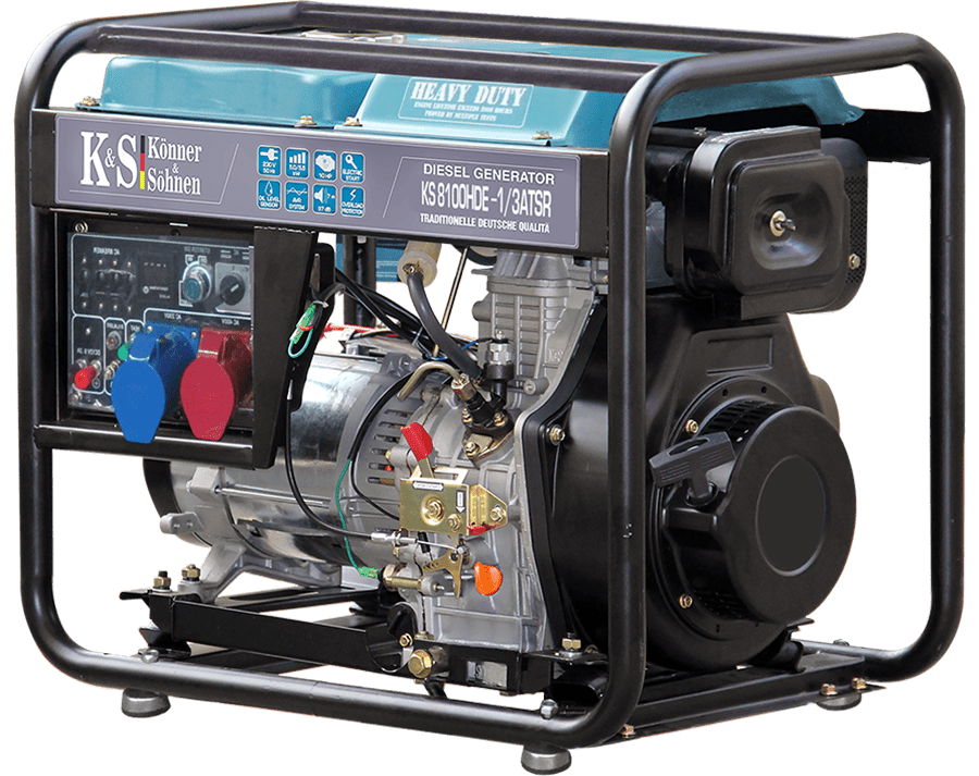 Diesel Generator K S8100 H D E13 A T S R PNG with transparent background