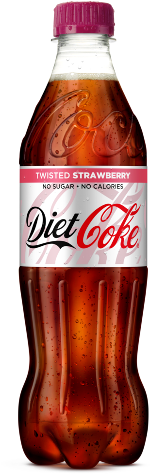 Diet Coke Twisted Strawberry, HD Png Download PNG with transparent background