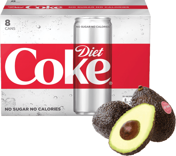 Diet Cokeand Avocado Diet Choices