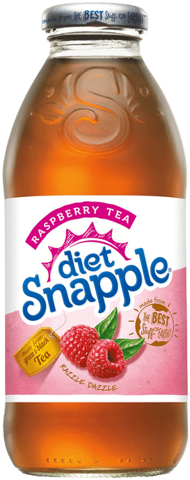 Snapple Diet Raspberry Tea - Diet Snapple Raspberry Tea 16 Fl Oz, HD Png Download PNG with transparent background