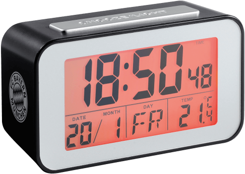 Digital Alarm Clock - Radio Clock, HD Png Download PNG image with a transparent background, free high-resolution download
