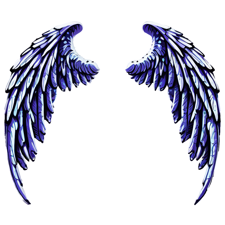 Digital Angel Wings Outline Png 05042024