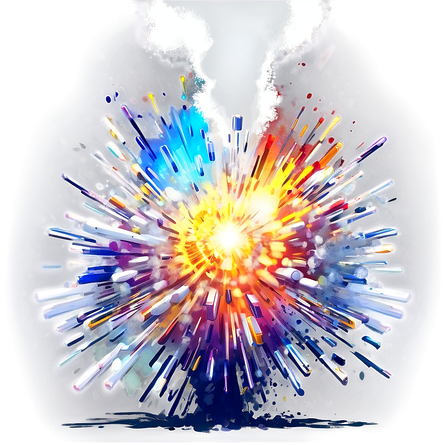 Digital Art Explosion Concept Png Lhw61