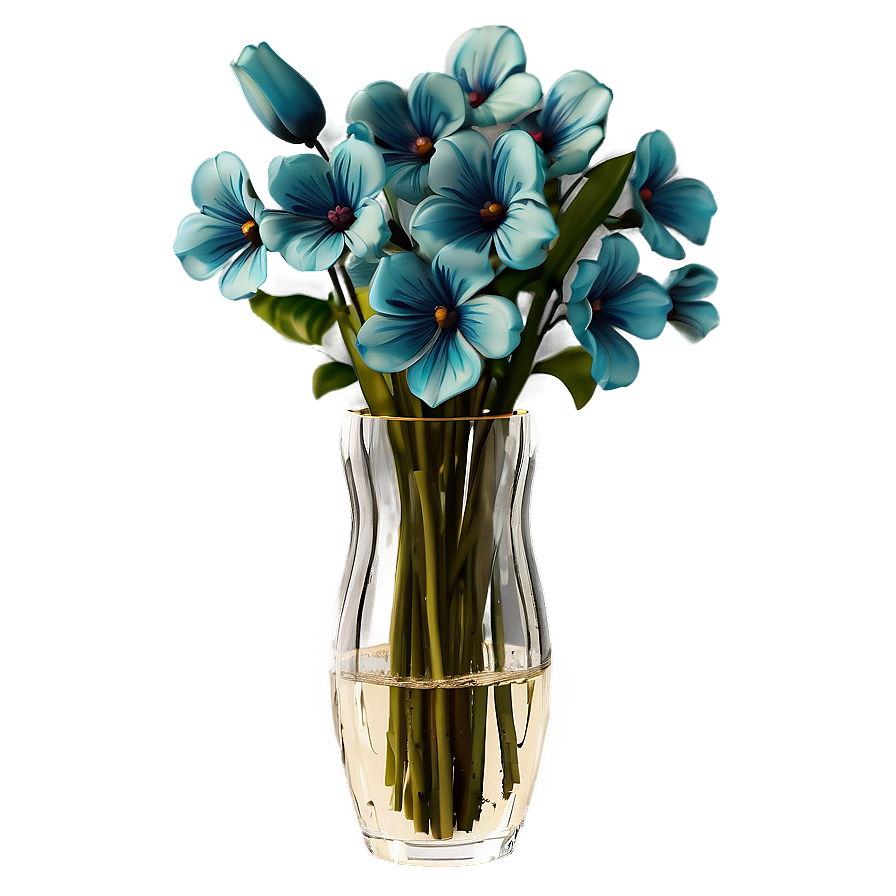 Digital Art Flower Vase Png 06122024