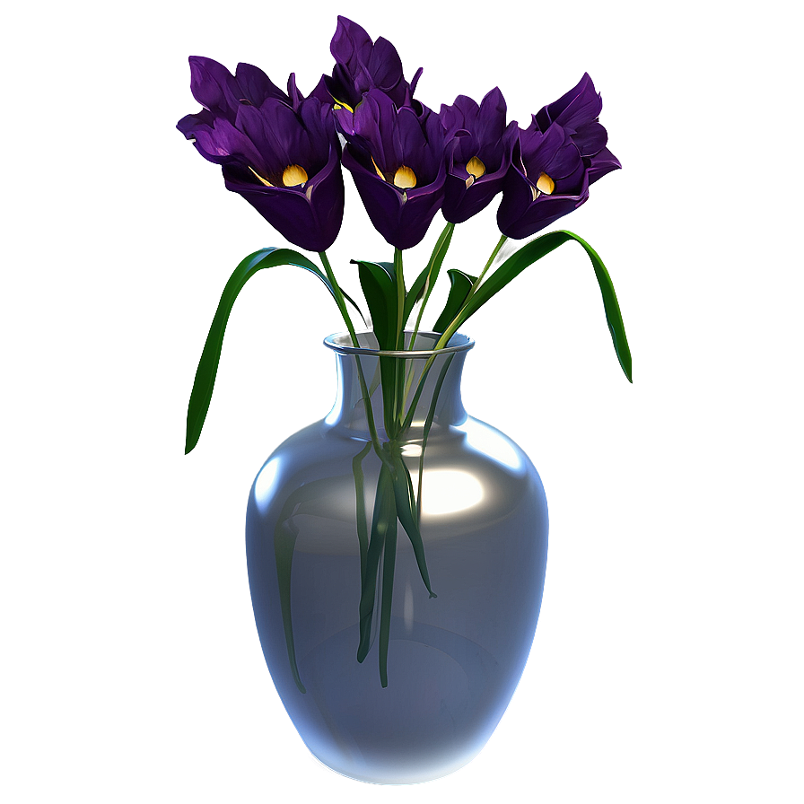 Digital Art Flower Vase Png Qno