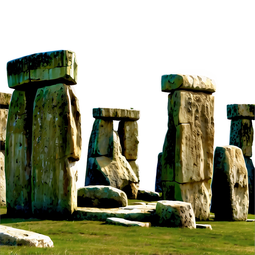 Digital Art Interpretation Of Stonehenge Png Pvg60