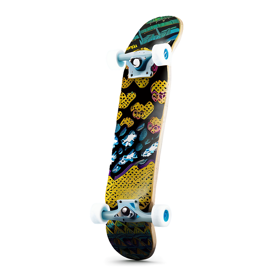 Digital Art Skateboard Png Ofq