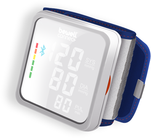 Digital Blood Pressure Monitor Display 510x465 PNG image with a transparent background, free high-resolution download