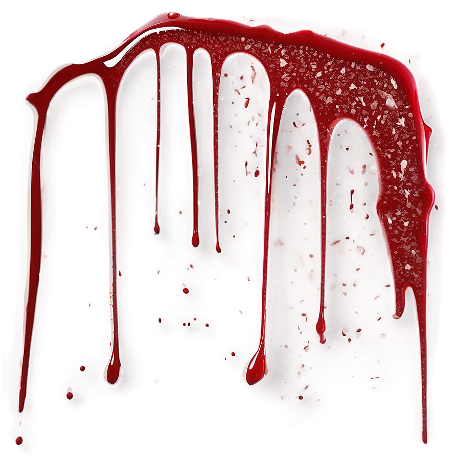 Digital Blood Splatter Art PNG ppf43 PNG image with a transparent background, free high-resolution download
