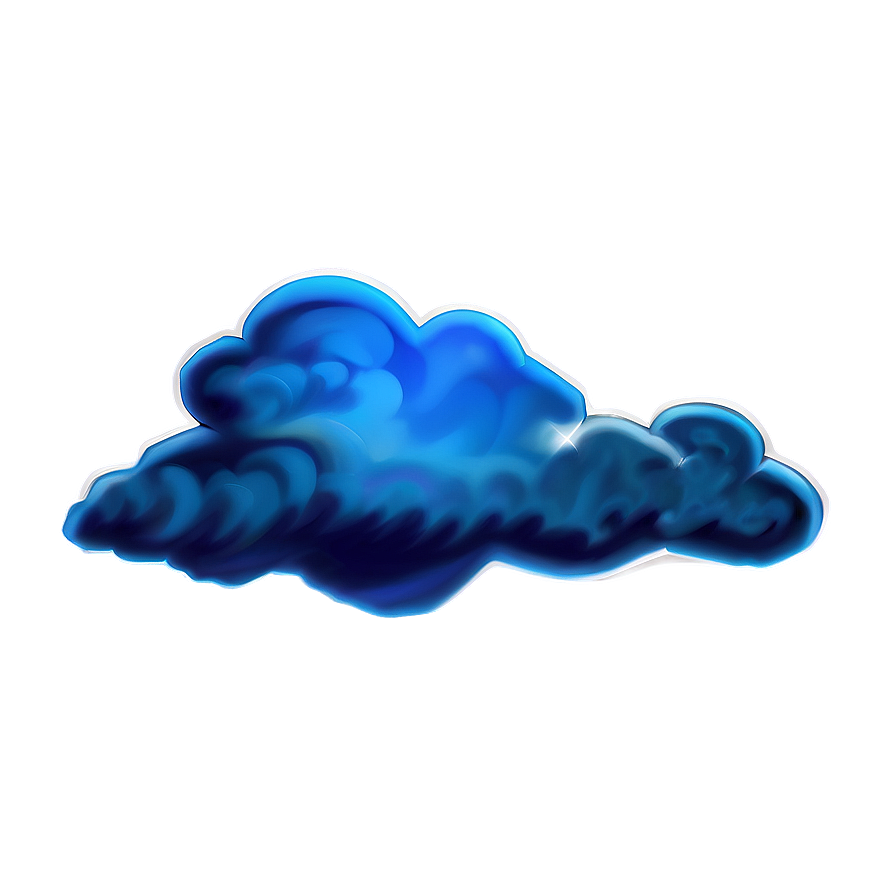 Digital Blue Clouds Png Ncx