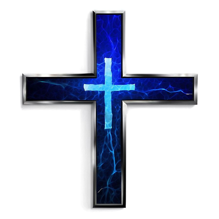 Digital Blue Cross Png 58