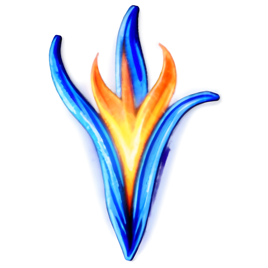 Digital Blue Flame Creation Png Uiu88