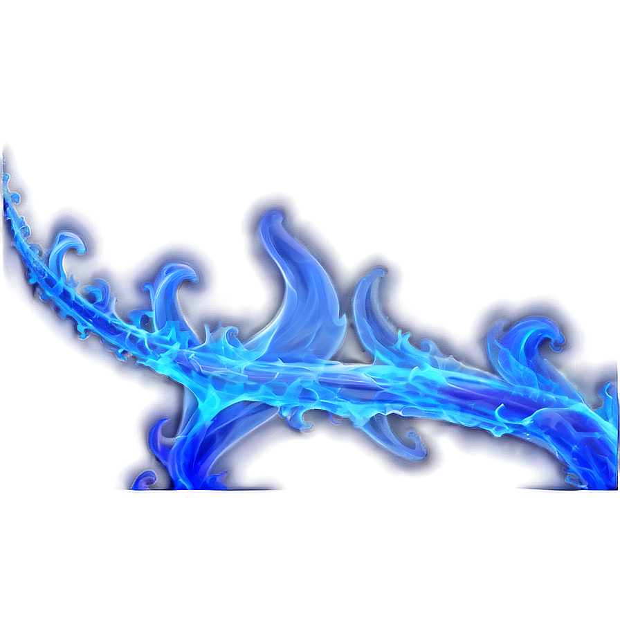 Digital Blue Flame Creation Png Xyl