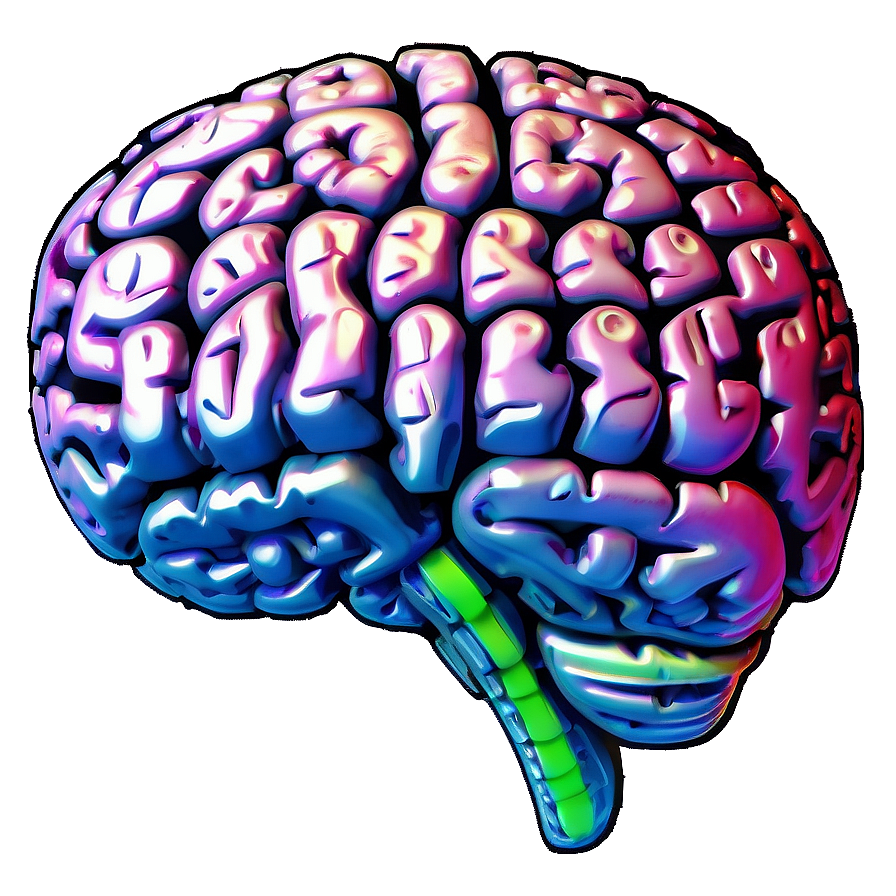 Digital Brain Graphic Png 04292024