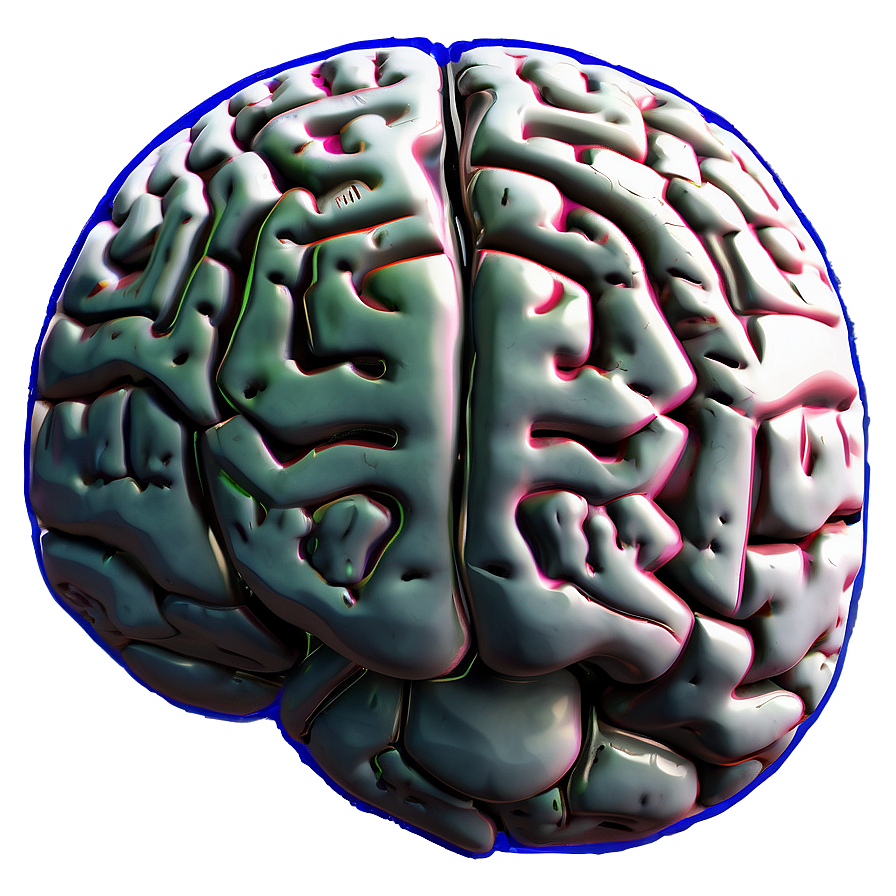 Digital Brain Graphic Png 17