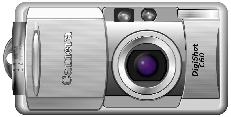 Digital Camera Graphic PNG with transparent background