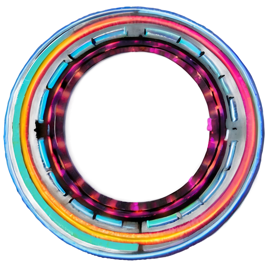 Digital Circle Glow Png 85