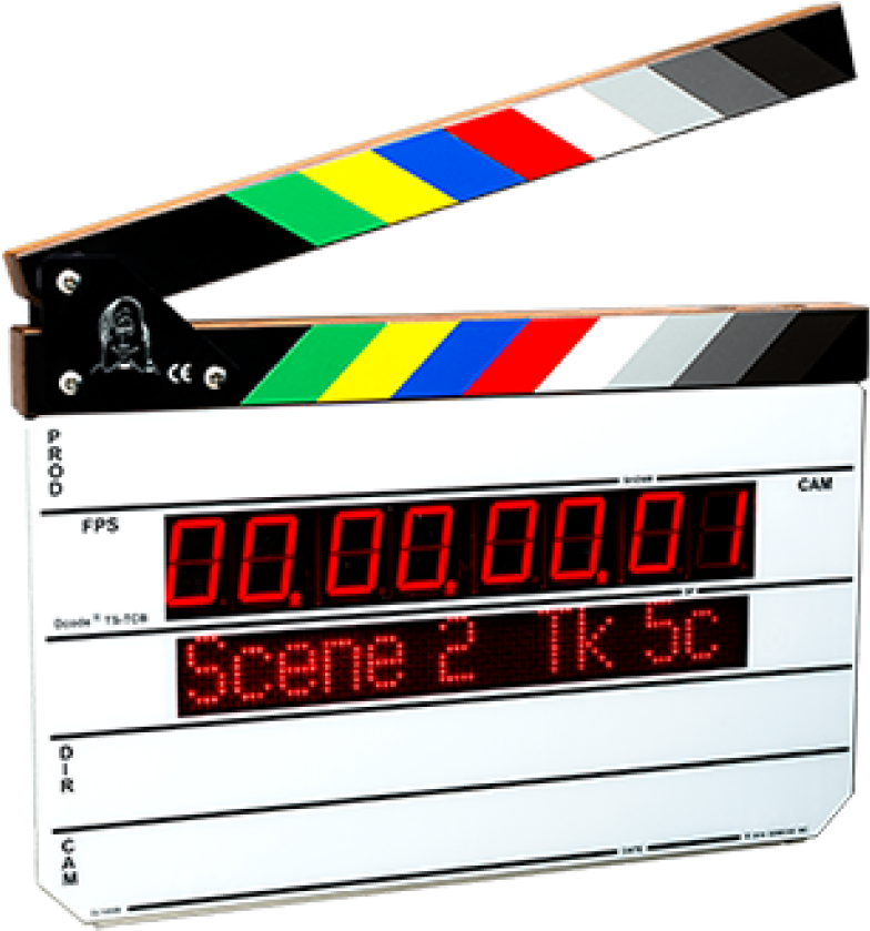 Digital Clapperboard Scene Indicator