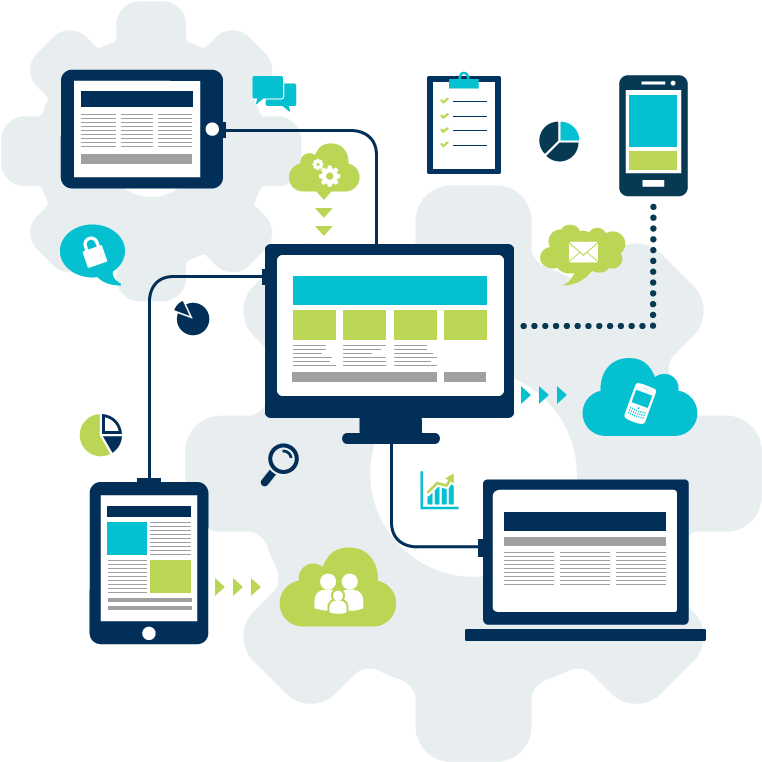 Digital Connectivityand Cloud Computing Concept