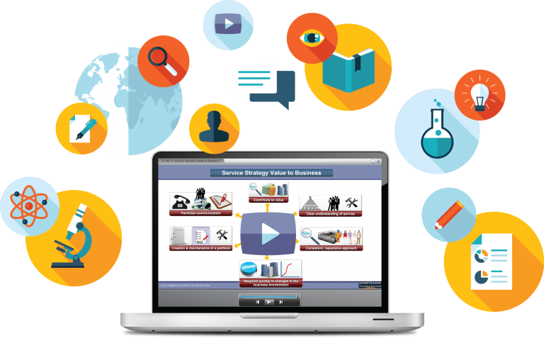 Digital Education Resources Concept PNG with transparent background