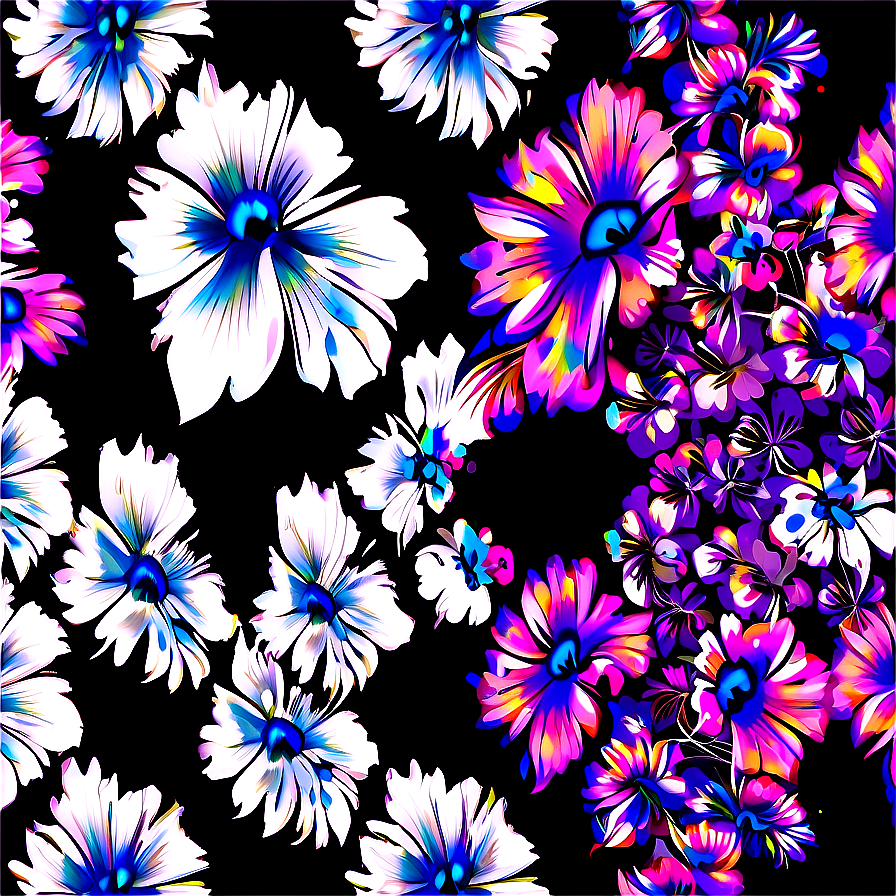 Digital Floral Pattern Png 72