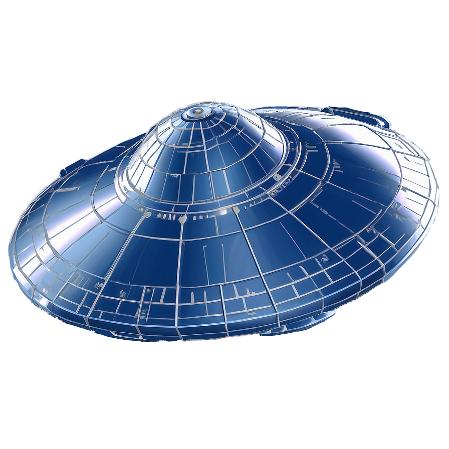 Digital Flying Saucer Blueprint Png 06202024