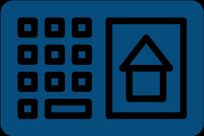 Digital Home Icon Design