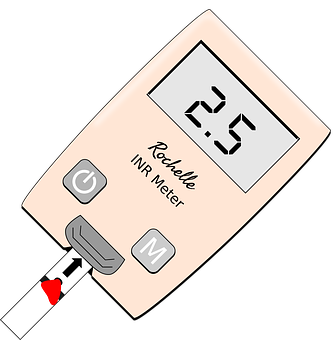 Digital I N R Meter Reading2.5