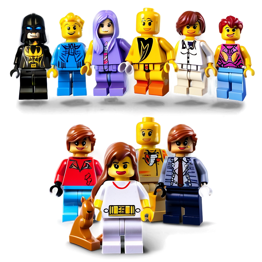 Digital Lego Minifigures Print Png Lcp