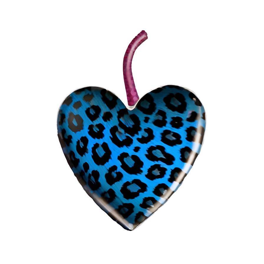 Digital Leopard Heart Png Gvr