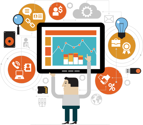 Digital Marketing Analytics Vector