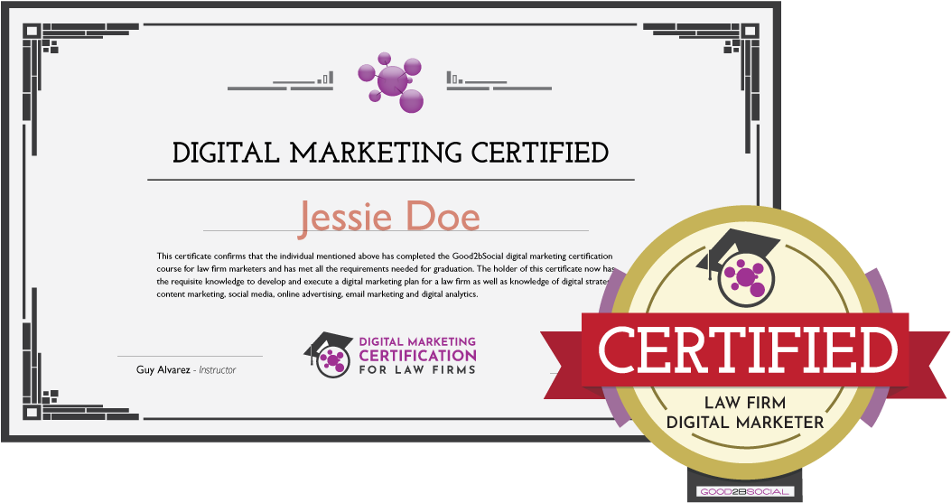 Digital Marketing Certification Law Firm