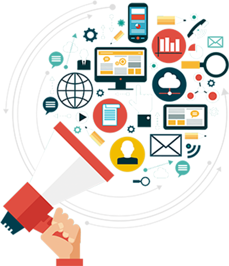 Transparent Digital Marketing Vector Png, Png Download PNG with transparent background