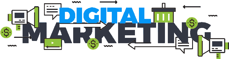 Digital Marketing Concept Illustration PNG with transparent background