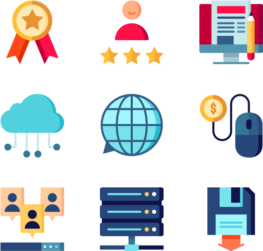 Digital Marketing Icons Set