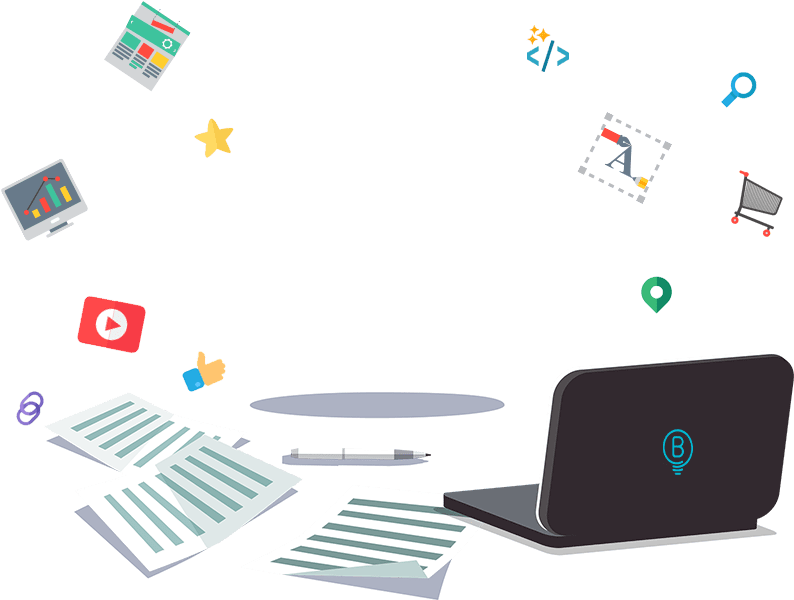 Brandlume Digital Marketing, Branding & Website Services - Digital Agency Website Background, HD Png Download PNG with transparent background