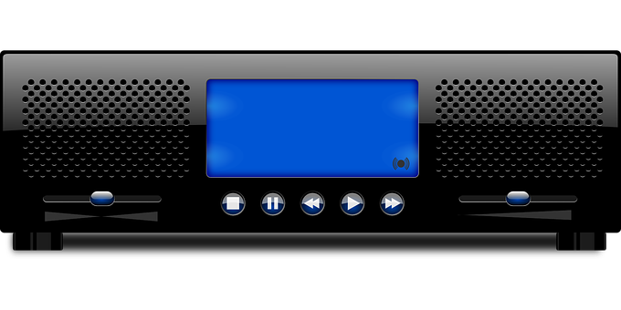 Digital Music Player Interface PNG with transparent background