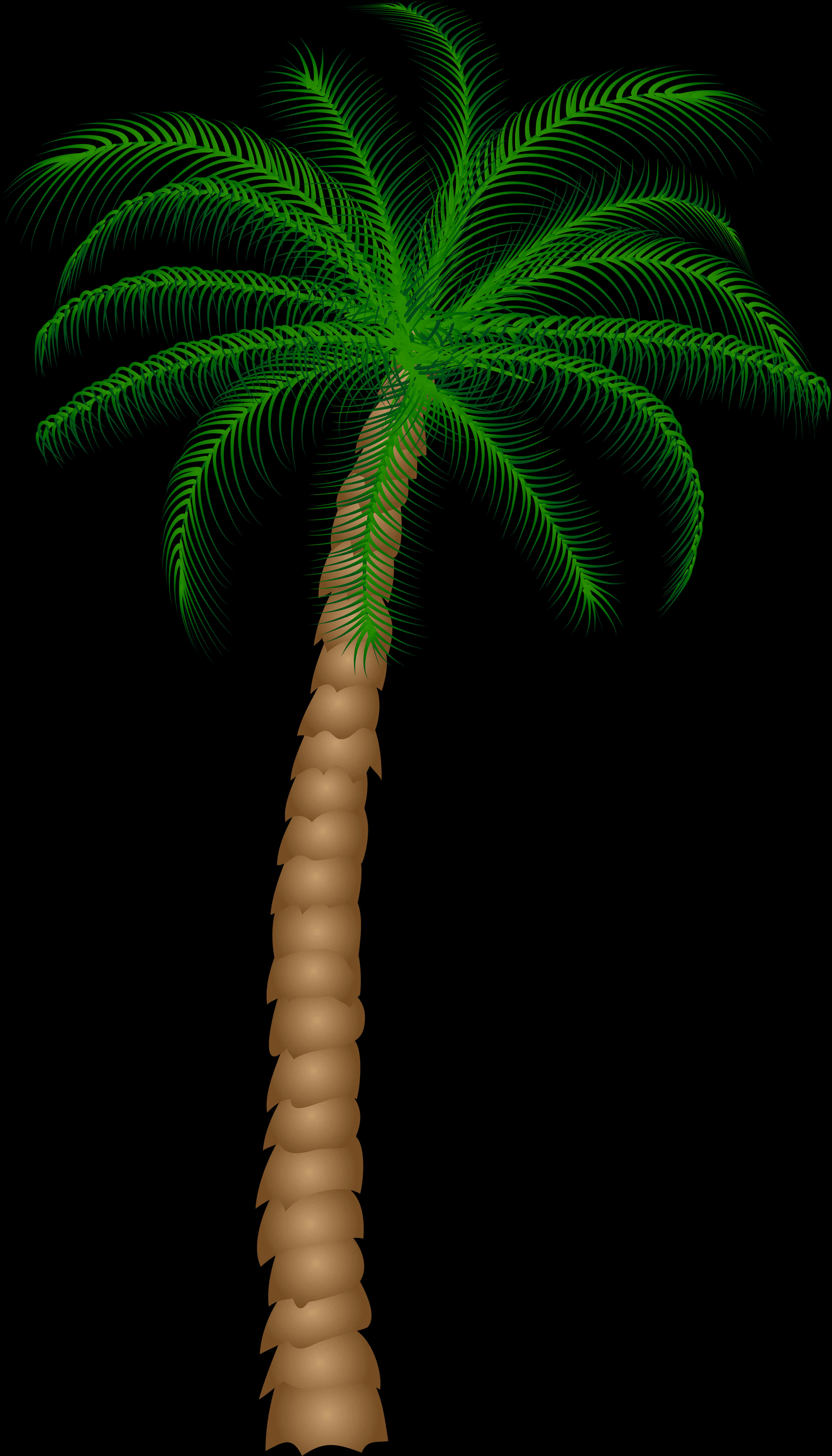 Digital Palm Tree Artwork