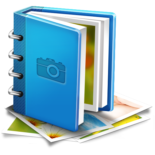 Digital Photo Album Icon PNG with transparent background