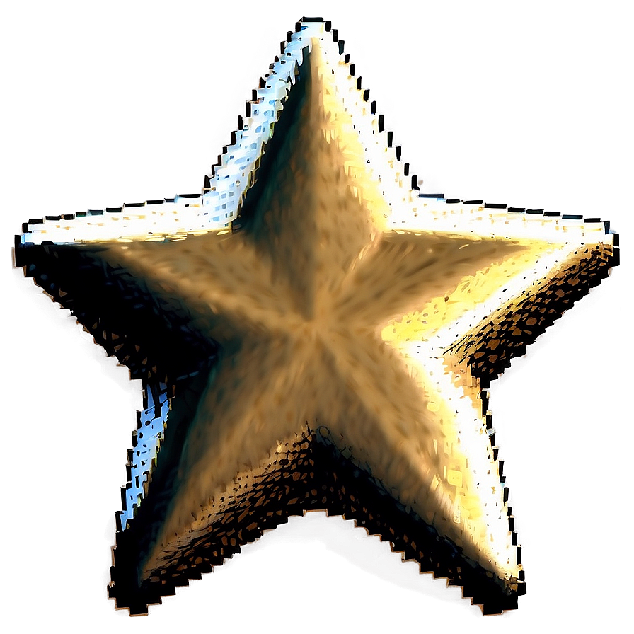 Digital Pixel Star Picture Png 36