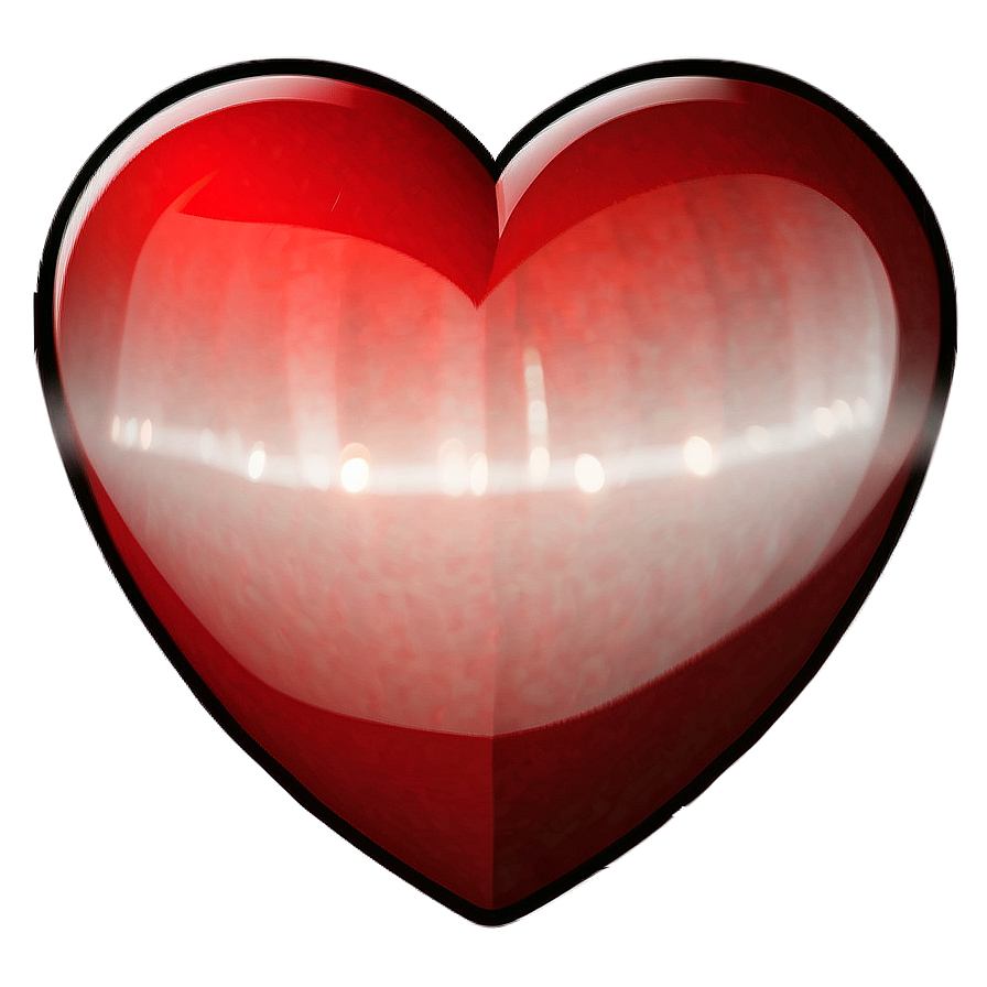 Digital Red Heart Emoji Png Wjq