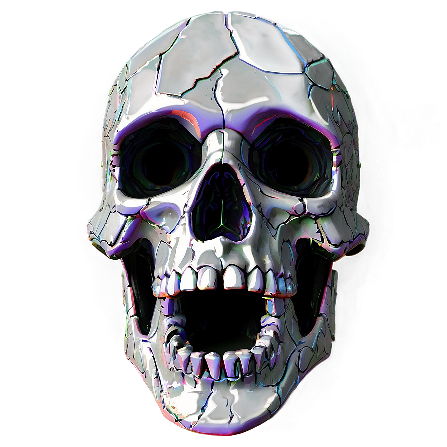 Digital Skull Face Creation Png Ldu