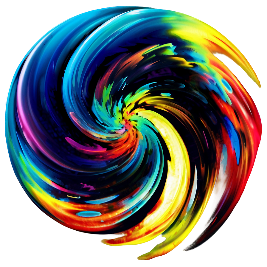 Digital Swirl Effect Png Mqh32