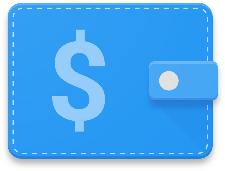 Digital Wallet Icon PNG with transparent background