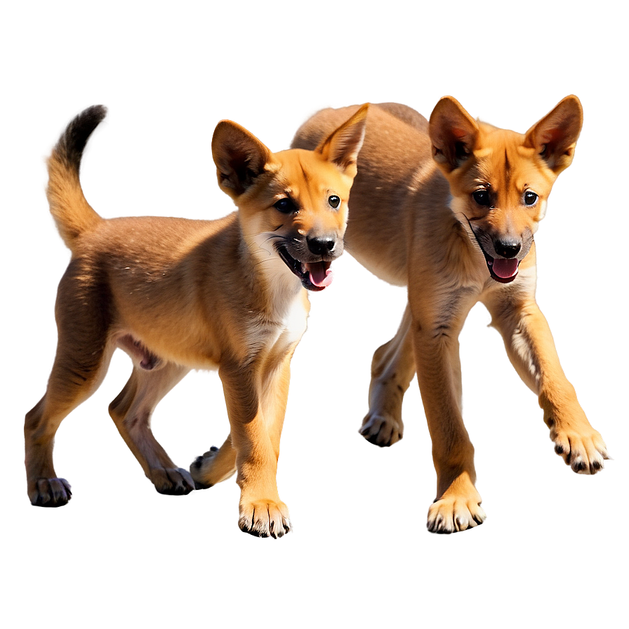 Dingo Puppy Playtime Png 06202024