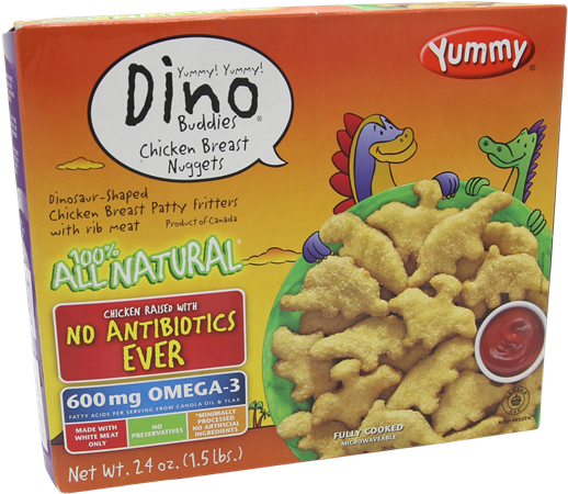 Dino Buddies Chicken Nuggets Box